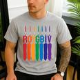 Rainbow Roygbiv Kids Artist Costume Art Teacher Men's Casual T-Shirt Sport Grey Rainbow Roygbiv Kids Artist Costume Art Teacher Men's Casual T-Shirt Sport Grey