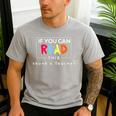 If You Can Read This Thank A Teacher Gratitude Men Women Girls Kids Men's Casual T-Shirt Sport Grey If You Can Read This Thank A Teacher Gratitude Men Women Girls Kids Men's Casual T-Shirt Sport Grey