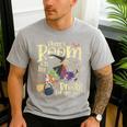 There's Room On My Broom For You Too Teacher Halloween Men's Casual T-Shirt Sport Grey