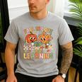 Retro Fall In Love With Learning Autumn Pumpkin Teacher Kids Men's Casual T-Shirt Sport Grey Retro Fall In Love With Learning Autumn Pumpkin Teacher Kids Men's Casual T-Shirt Sport Grey