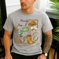 Retro Howdy Pre-K Back To School Western Teacher Men's Casual T-Shirt Sport Grey Retro Howdy Pre-K Back To School Western Teacher Men's Casual T-Shirt Sport Grey