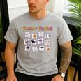 Retro Trick Or Treat Halloween Special Education Teacher Men's Casual T-Shirt Sport Grey Retro Trick Or Treat Halloween Special Education Teacher Men's Casual T-Shirt Sport Grey
