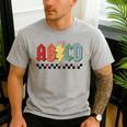 Rock Abcd Back To School Abcd Preschool Teacher Appreciation Men's Casual T-Shirt Sport Grey