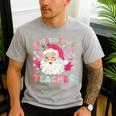 Santa Favorite Teacher Shirt Teacher Christmas Men's Casual T-Shirt Sport Grey Santa Favorite Teacher Shirt Teacher Christmas Men's Casual T-Shirt Sport Grey
