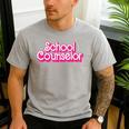 School Counselor Back To School Teacher Life Men's Casual T-Shirt Sport Grey School Counselor Back To School Teacher Life Men's Casual T-Shirt Sport Grey