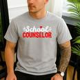School Counselor Teacher Guidance Counseling For Men Women Kids Men's Casual T-Shirt Sport Grey School Counselor Teacher Guidance Counseling For Men Women Kids Men's Casual T-Shirt Sport Grey