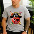 School International Talk Like A Pirate Day Pirate Teacher Men's Casual T-Shirt Sport Grey School International Talk Like A Pirate Day Pirate Teacher Men's Casual T-Shirt Sport Grey