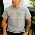 Schwa Teacher Reading Literacy For English Grammar Teachers Men's Casual T-Shirt Sport Grey