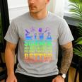 Science Teacher Because Figuring Things Out Is Better Than Men's Casual T-Shirt Sport Grey Science Teacher Because Figuring Things Out Is Better Than Men's Casual T-Shirt Sport Grey