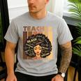 Smart Teacher Afro Girl Melanin African American Wowen Men's Casual T-Shirt Sport Grey Smart Teacher Afro Girl Melanin African American Wowen Men's Casual T-Shirt Sport Grey
