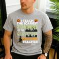 Social Studies Teacher Teach Scariest Zombies On Graveyard For Men Women Men's Casual T-Shirt Sport Grey Social Studies Teacher Teach Scariest Zombies On Graveyard For Men Women Men's Casual T-Shirt Sport Grey