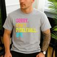 Sorry Can't Pickleball Bye Teacher Student Sport Men's Casual T-Shirt Sport Grey