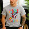 Space Middle School Teacher Back To School Men Women Kids Men's Casual T-Shirt Sport Grey