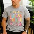 I Speak Toddler Teacher Pre-K Frist Day Back To School Men's Casual T-Shirt Sport Grey