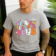 Spooky Teacher Club Halloween Men's Casual T-Shirt Sport Grey