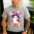 Spooky Teacher Halloween Cute Halloween Teacher Ghost Men's Casual T-Shirt Sport Grey Spooky Teacher Halloween Cute Halloween Teacher Ghost Men's Casual T-Shirt Sport Grey