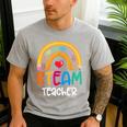 STEAM Teacher Squad Team Crew Back To School STEM Special Men's Casual T-Shirt Sport Grey