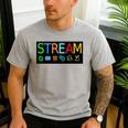 Stream Technology Robotics Shirt For Teachers And Students Premium Tri-Blend Men's Casual T-Shirt Sport Grey Stream Technology Robotics Shirt For Teachers And Students Premium Tri-Blend Men's Casual T-Shirt Sport Grey