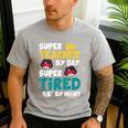 Super Hero Teacher Superheroes Men's Casual T-Shirt Sport Grey Super Hero Teacher Superheroes Men's Casual T-Shirt Sport Grey