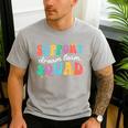 Support Dream Services Team Groovy Teacher Support Squad Men's Casual T-Shirt Sport Grey Support Dream Services Team Groovy Teacher Support Squad Men's Casual T-Shirt Sport Grey