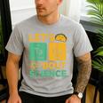 Lets Tacos Bout Science Teacher Chemistry Physics Men's Casual T-Shirt Sport Grey Lets Tacos Bout Science Teacher Chemistry Physics Men's Casual T-Shirt Sport Grey
