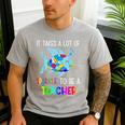 It Takes A Lot Of Sparkle To Be A Teacher Rainbow Fish For Men Women Men's Casual T-Shirt Sport Grey It Takes A Lot Of Sparkle To Be A Teacher Rainbow Fish For Men Women Men's Casual T-Shirt Sport Grey