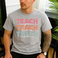 Teach Compassion Kindness Confidence For Teacher Men's Casual T-Shirt Sport Grey Teach Compassion Kindness Confidence For Teacher Men's Casual T-Shirt Sport Grey