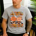 I Teach The Coolest Pumpkins In The Patch Teacher Halloween Men's Casual T-Shirt Sport Grey I Teach The Coolest Pumpkins In The Patch Teacher Halloween Men's Casual T-Shirt Sport Grey