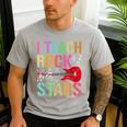 I Teach Rockstars Band Vibes Teacher Rocks My Music Teaching Men's Casual T-Shirt Sport Grey I Teach Rockstars Band Vibes Teacher Rocks My Music Teaching Men's Casual T-Shirt Sport Grey