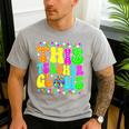 This Teacher 80s 90s Teachers's Day Glows Last Day Of School Men's Casual T-Shirt Sport Grey This Teacher 80s 90s Teachers's Day Glows Last Day Of School Men's Casual T-Shirt Sport Grey