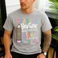 Teacher Besties Because Going Crazy Alone Is Not As Much Fun Men's Casual T-Shirt Sport Grey Teacher Besties Because Going Crazy Alone Is Not As Much Fun Men's Casual T-Shirt Sport Grey