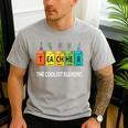 Teacher The Coolest Element Chemistry Periodic Table Science Men's Casual T-Shirt Sport Grey