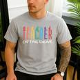 Teacher Of The Deaf ASL Teacher & Deaf Awareness Men's Casual T-Shirt Sport Grey