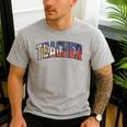 Teacher Filipino Vintage Heritage DNA Flag Men's Casual T-Shirt Sport Grey Teacher Filipino Vintage Heritage DNA Flag Men's Casual T-Shirt Sport Grey