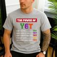 Teacher Growth Mindset Power Of Yet Men's Casual T-Shirt Sport Grey Teacher Growth Mindset Power Of Yet Men's Casual T-Shirt Sport Grey