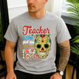 Teacher Life Got Me Feeling Un Poco Loco Men's Casual T-Shirt Sport Grey