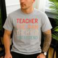 Teacher The Man The Myth The Legend School Holiday Teacher Men's Casual T-Shirt Sport Grey