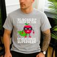 Teacher I Prefer The Term Educational Superhero Men's Casual T-Shirt Sport Grey Teacher I Prefer The Term Educational Superhero Men's Casual T-Shirt Sport Grey