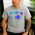 Teacher Shark Don't Stress Do Your Best Forget The Rest Men's Casual T-Shirt Sport Grey Teacher Shark Don't Stress Do Your Best Forget The Rest Men's Casual T-Shirt Sport Grey