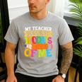 My Teacher Survived 100 Days Of Me 100th Day Of School Kids Men's Casual T-Shirt Sport Grey My Teacher Survived 100 Days Of Me 100th Day Of School Kids Men's Casual T-Shirt Sport Grey