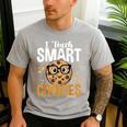 Teacher I Teach Smart Cookies Nerd Men's Casual T-Shirt Sport Grey Teacher I Teach Smart Cookies Nerd Men's Casual T-Shirt Sport Grey