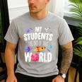 Teacher Tee My Students Are Out Of This World Space Men's Casual T-Shirt Sport Grey Teacher Tee My Students Are Out Of This World Space Men's Casual T-Shirt Sport Grey