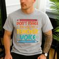 Teacher Voice Teacherlife Primary School Teacher Men's Casual T-Shirt Sport Grey Teacher Voice Teacherlife Primary School Teacher Men's Casual T-Shirt Sport Grey