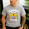 Teachers Are Just Superheroes In Disguise School Women Men Men's Casual T-Shirt Sport Grey Teachers Are Just Superheroes In Disguise School Women Men Men's Casual T-Shirt Sport Grey