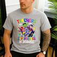Teachers Are Superheroes Back To School Men's Casual T-Shirt Sport Grey