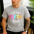 Team Fifth Grade Teacher Back To School 5th Grade Squad Kids Men's Casual T-Shirt Sport Grey Team Fifth Grade Teacher Back To School 5th Grade Squad Kids Men's Casual T-Shirt Sport Grey