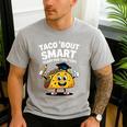 Test Day Teacher Shirt Motivational Testing Day Taco Testing Men's Casual T-Shirt Sport Grey