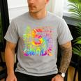 Tie Dye 5th Grade Typography Team Fifth Grade Teacher For Men Women Girls Kids Men's Casual T-Shirt Sport Grey