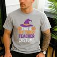 This Is My Tired Teacher Costume Halloween Premium Tri-Blend Men's Casual T-Shirt Sport Grey This Is My Tired Teacher Costume Halloween Premium Tri-Blend Men's Casual T-Shirt Sport Grey