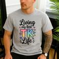 Transitional Kindergarten TK Teacher Men's Casual T-Shirt Sport Grey